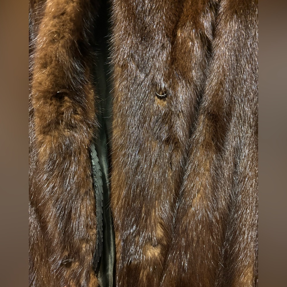 Vintage Mink Genuine Full Length Custom Made Coat - Picture 17 of 17